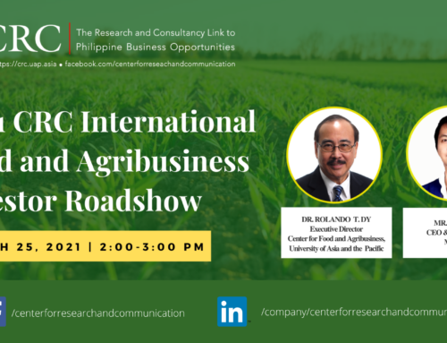 VIDEO — CRC holds its 2021 International Food and Agribusiness Investor Roadshow