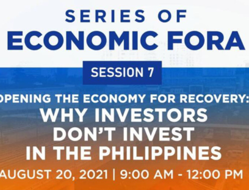 CRC to Co-Organize Forum on “Why Investors Don’t Invest in the Philippines”