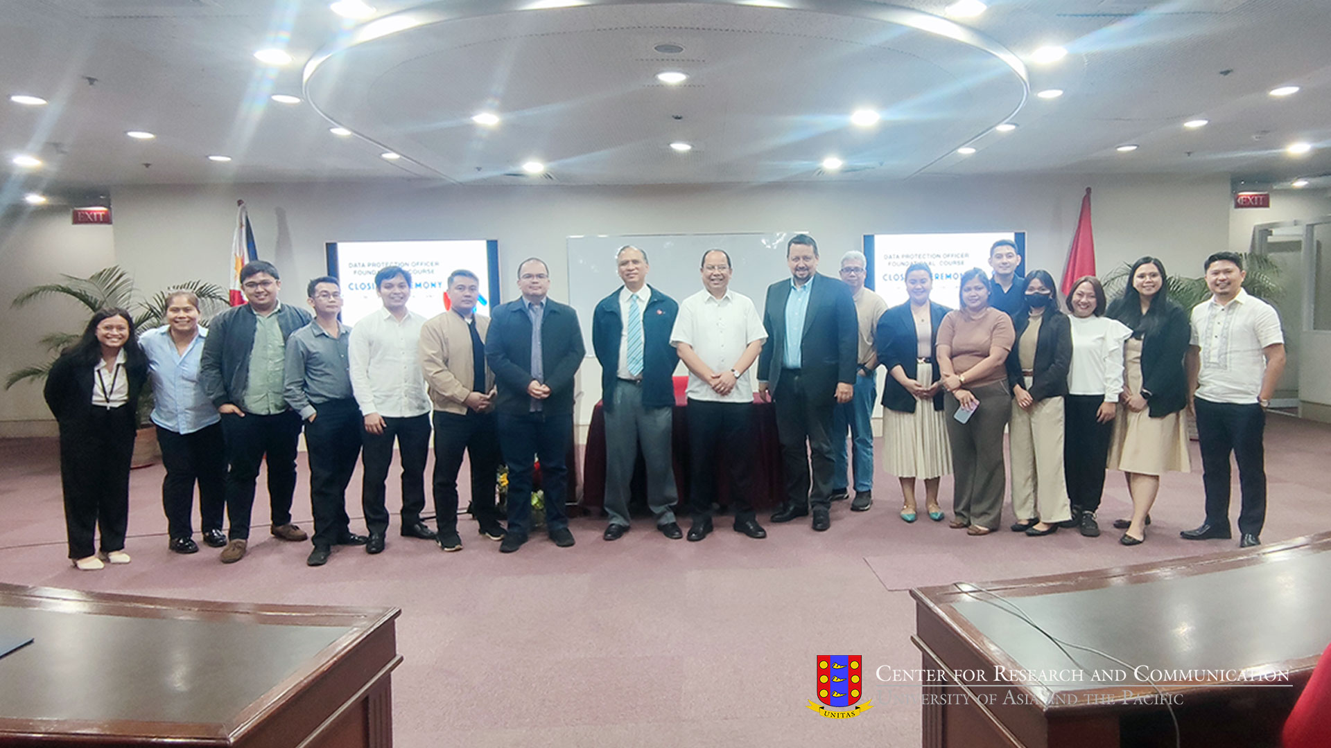 CRC-UA&P Successfully Conducts First Onsite Run of DPO Foundational Course